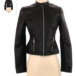 Express faux leather jacket